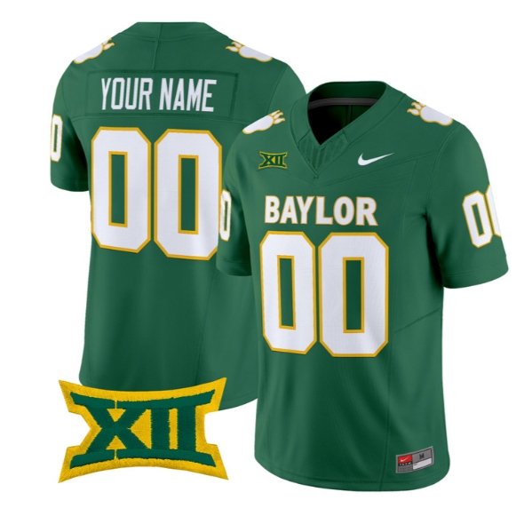 Custom Baylor Bears Throwback Jersey Name, Number 2026 Vapor Limited Stitched