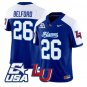Jaylin Belford Jersey #26 Liberty Flames 2026 Vapor Limited Stitched Navy Alter