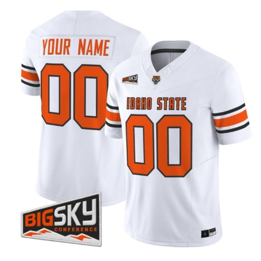 Custom Idaho State Bengals Jersey Name, Number 2026 Limited All Stitched White