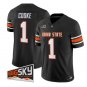 Jordan Cooke Jersey #1 Idaho State Bengals 2026 Limited All Stitched Black