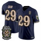 Christian Gray Jersey #29 Notre Dame Fighting Irish 2026 Dia de los Muertos Navy Christian Gray Jersey #29 Notre Dame Fighting Irish 2026 Dia de los Muertos Navy