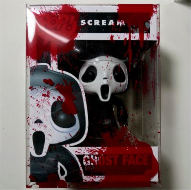 Scream Horror Ghostface #51 Funko POP! Action Figure Vinyl PVC Toy W/Blood Splatter Protector