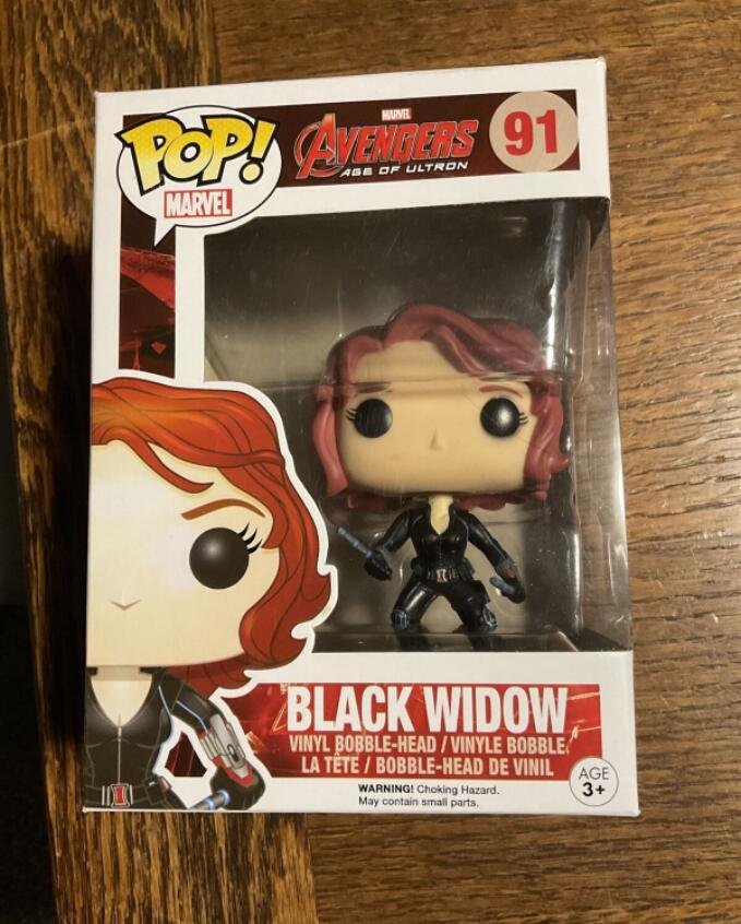 Marvel - Black Widow #91 Funko POP! Action Figure Vinyl PVC Toy W Protector Gift