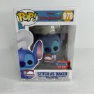 Funko Pop! Disney Lilo & Stitch #978 Stitch As Baker Vaulted Retired Rare Vinyl MINT W Protector
