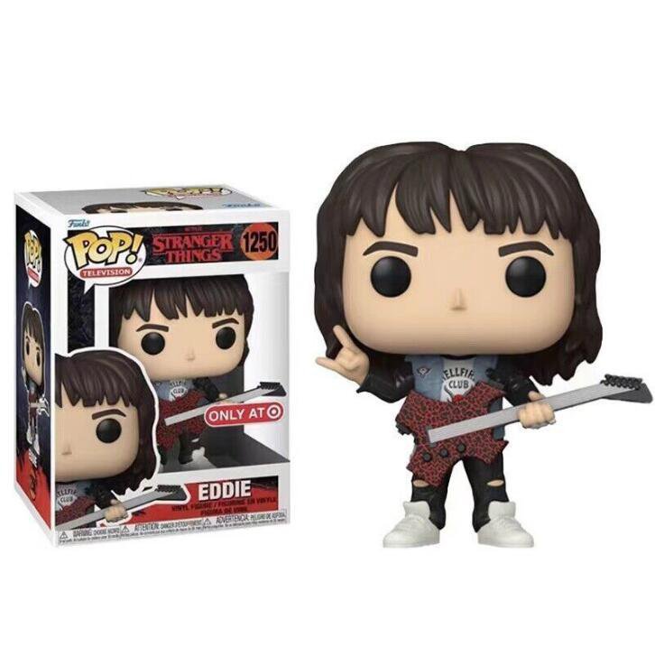 Funko Pop! Stranger Things Eddie With Guitar #1250 Vaulted Retired Rare Vinyl MINT With Protector