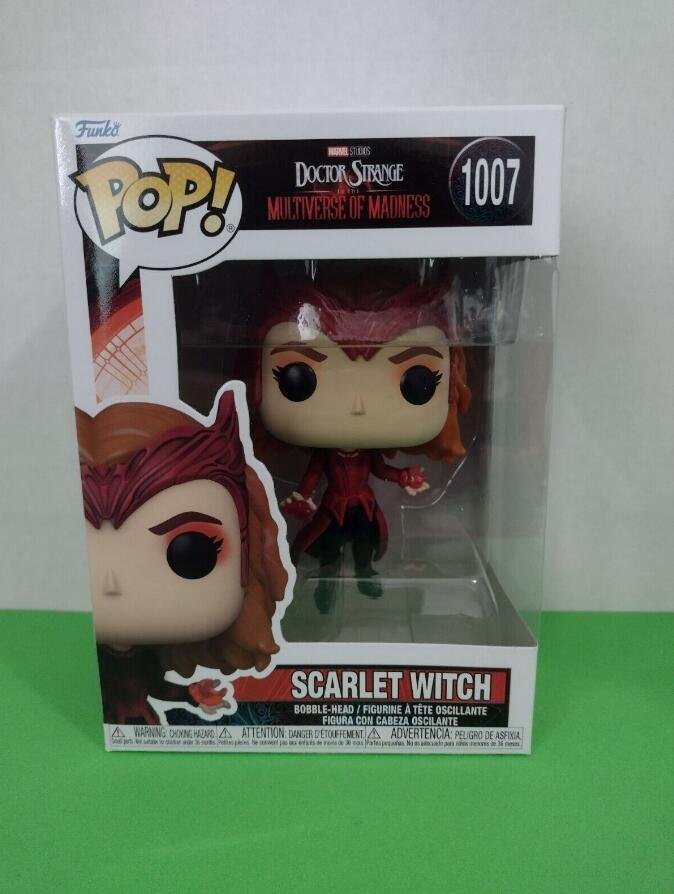 Funko Pop! Doctor Strange Multiverse of Madness Scarlet Witch #1007 Rare Vinyl MINT W Protector