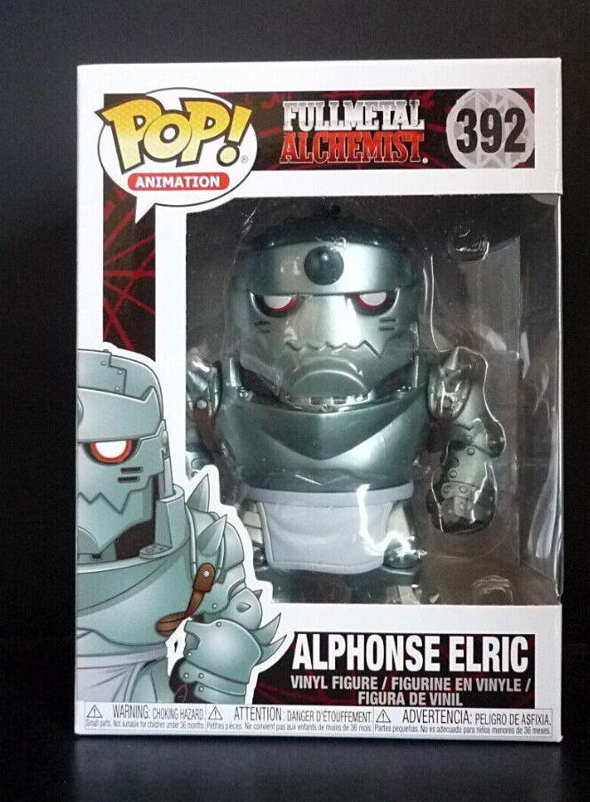 Animation: Full Metal Alchemist Alphonse Elric #392 Funko POP! Action Figure Toy W Protector Gift