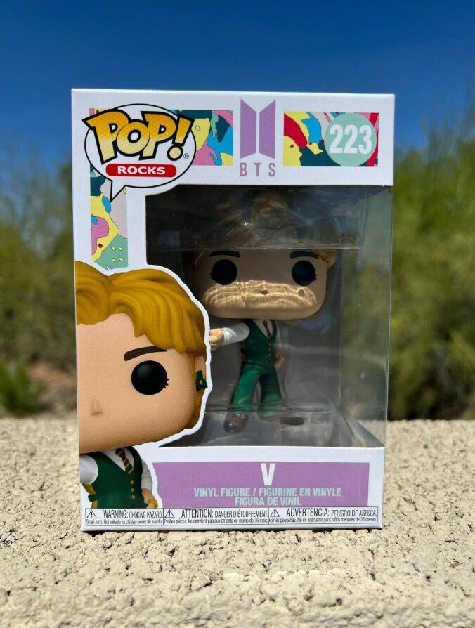 Rocks: BTS - V #223 Funko POP! Action Figure Toy W Protector Gift
