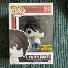 Animation Death Note L ( with Cake ) #219 Funko POP! Action Figure Toy W Protector Gift