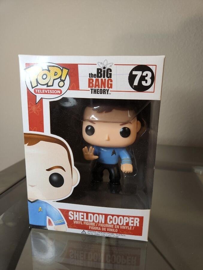Big Bang Theory Sheldon Cooper #73 Funko POP! Action Figure Toy W Protector Gift