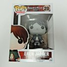 Attack on Titan Eren Jaeger Black & White #20 Funko POP! Action Figure Toy W Protector Box Gift