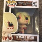 Animation Attack on Titan Female Titan 6" #233 Funko POP! Action Figure W Protector Gift