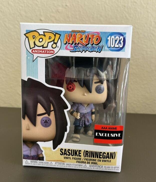 Animation Naruto: Shippuden Sasuke (Rinnegan) #1023 Funko POP! Action Figure Toy W Protector Gift