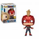 Marvel Captain Marvel #425 Chase Funko POP! Action Figure Toy W Protector Gift