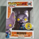 Dragon Ball Z Metallic Beerus #120 Funko POP! Action Figure Toy W Protector Gift