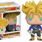 Dragon Ball Z Super Saiyan Trunks #155 Funko POP! Action Figure Toy W Protector Gift