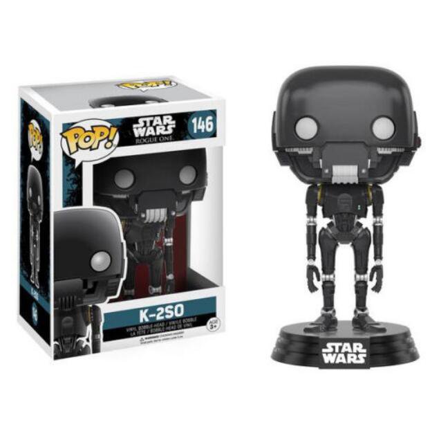 Star Wars Rogue One K-2SO #146 Funko POP! Action Figure Vinyl Toy W Protector