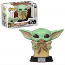 Star Wars The Mandalorian The Child with Frog #379 Funko POP! Action Figure Vinyl Toy W Protector