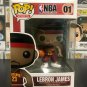 LeBron James #01 (Cavaliers) Red Jersey Funko POP! Action Figure Toy W Protector