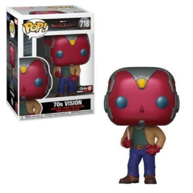 Marvel: Wandavision - Vision #718 Funko POP! Action Figure Vinyl PVC Toy W Protector Gift