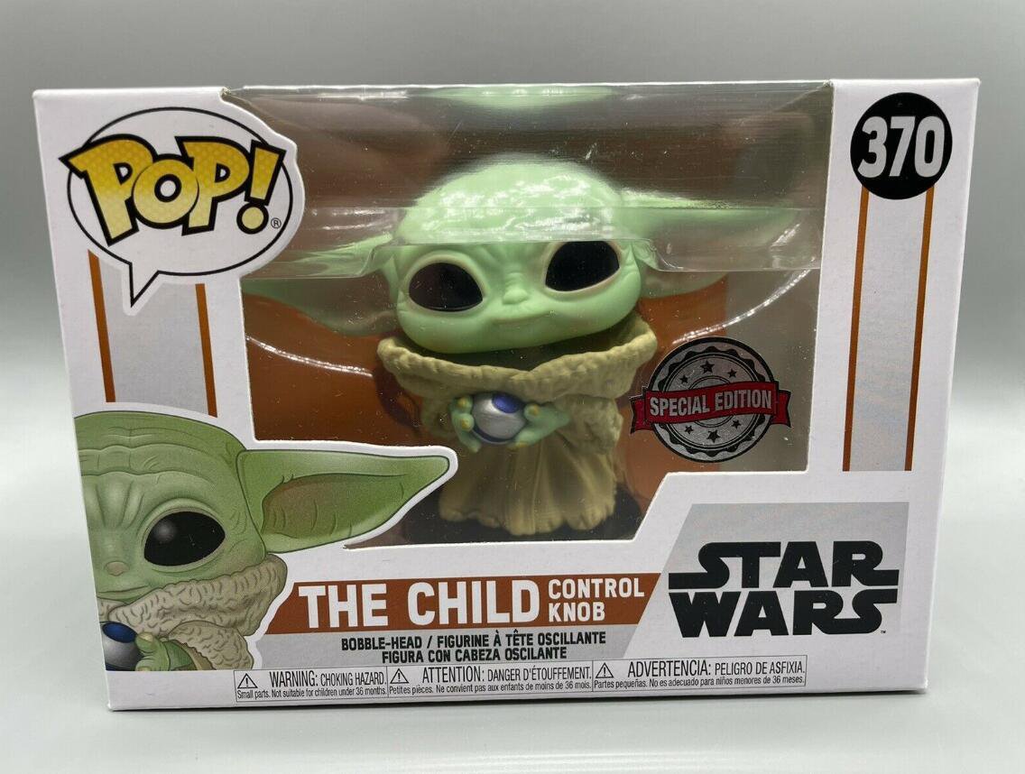 Star Wars Mandalorian #370 The Child Funko POP! Action Figure W Protector Gift
