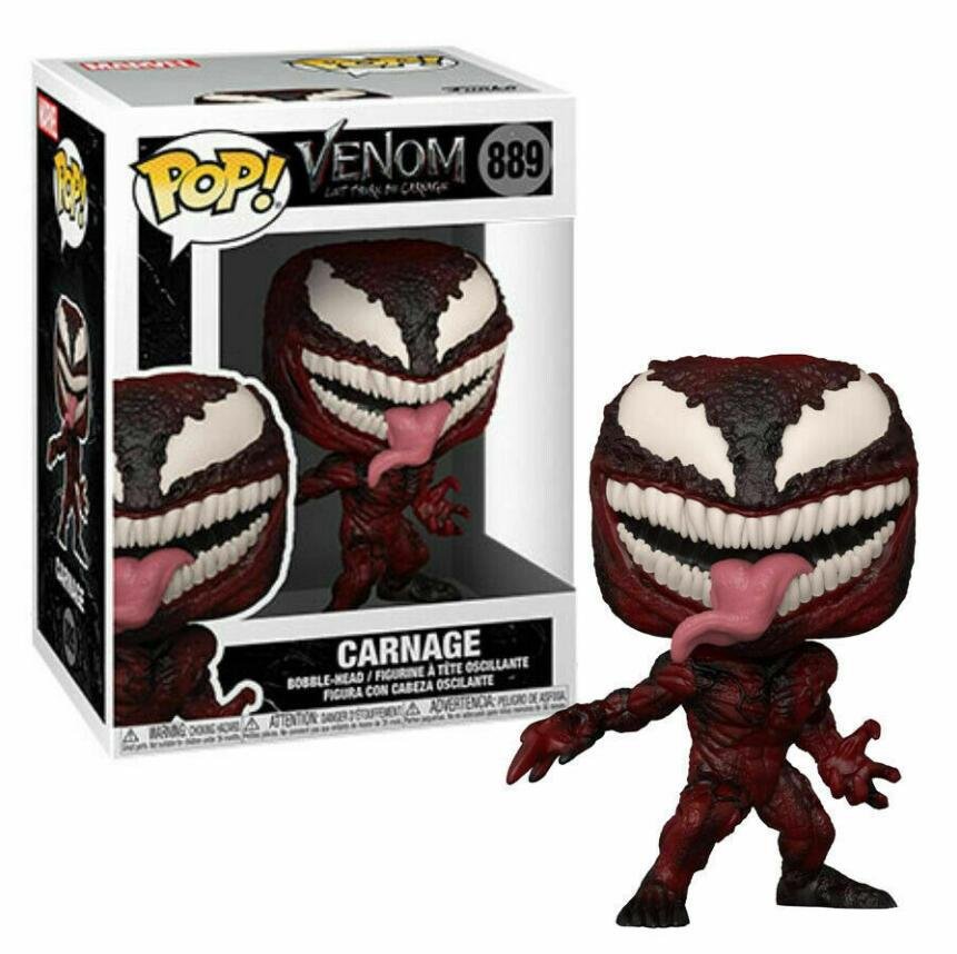 Marvel Venom: Let There be Carnage #889 Funko POP! Action Figure W Protector Gift