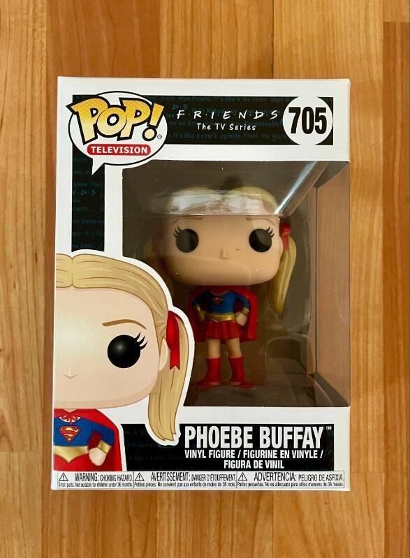 Friends The TV Seres Phoebe Buffay #705 Funko POP! Action Figure Vinyl PVC Toy With Protector Gift