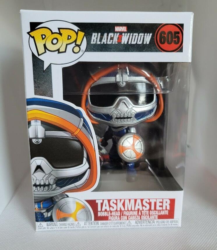 Movies: Black Widow Taskmaster with Shield #605 Funko POP! Action Figure Toy W Protector