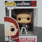 Marvel Black Widow Natasha Romanoff White Suit #604 Funko POP! Action Figure Toy W Protector
