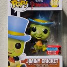 NYCC 2020 Pinocchio Jiminy Cricket #980 Funko POP! Action Figure Vinyl PVC Toy