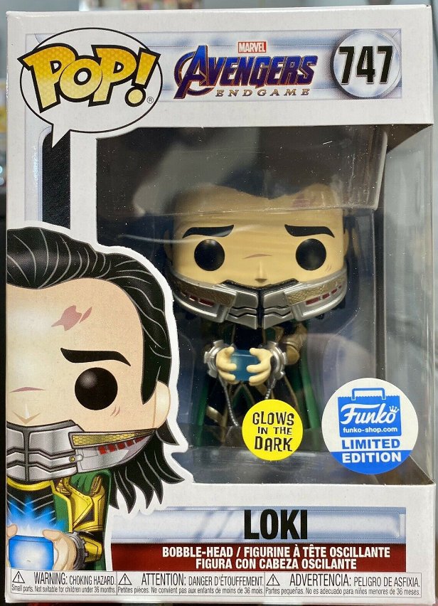 Avengers Endgame-Loki #747 Funko POP! Action Figure Vinyl PVC Toy