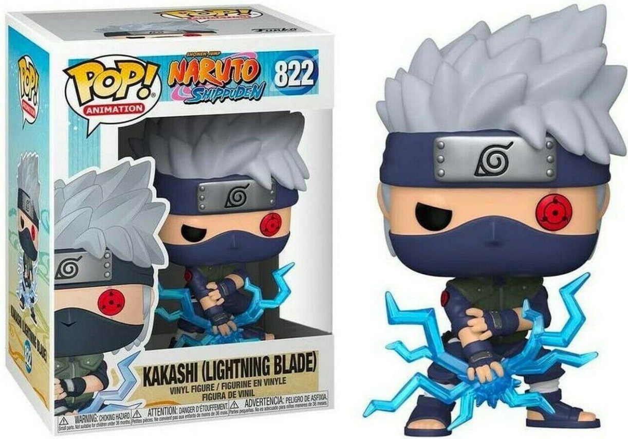 Kakashi (Lightning Blade) #822 Hitoshi ShinsoFunko POP! Action Figure Vinyl PVC Toy