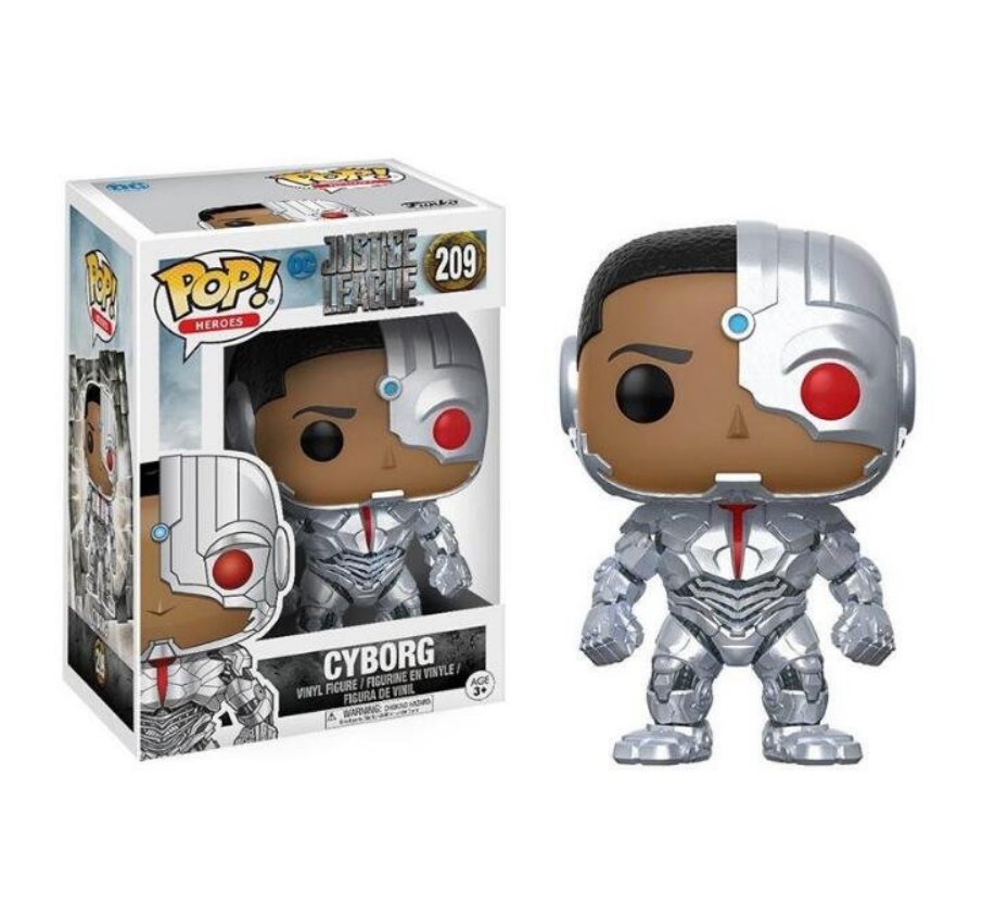 Cyborg Justice League DC Comics #209 Funko POP! Action Figure Vinyl PVC Toy