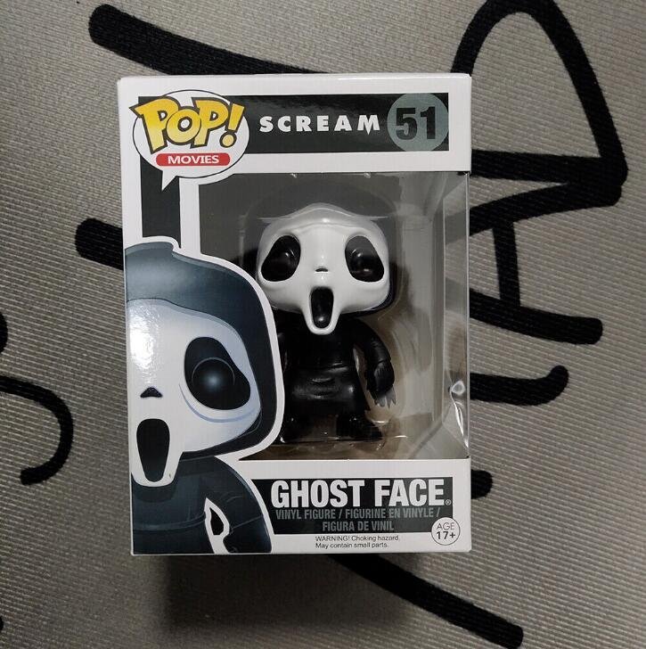 Scream Horror Ghostface #51 Funko POP! Action Figure Vinyl PVC Toy W Protector