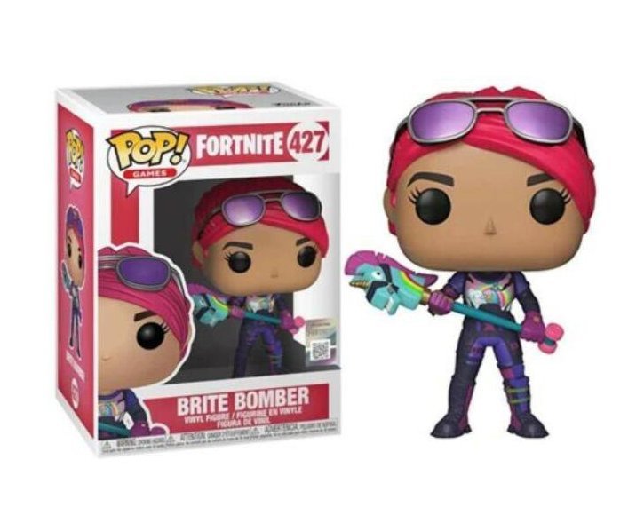 Fortnite Brite Bomber Metallic #427Funko POP! Action Figure Vinyl PVC Toy