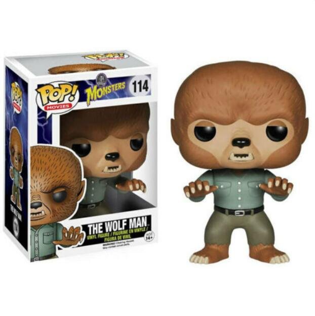 Monsters The Wolf Man #114 Funko POP! Action Figure Vinyl PVC Toy