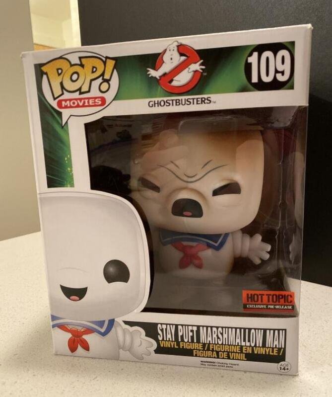 Stay Puft Marshmallow Man Toasted #109 Funko POP! Action Figure Vinyl PVC Toy