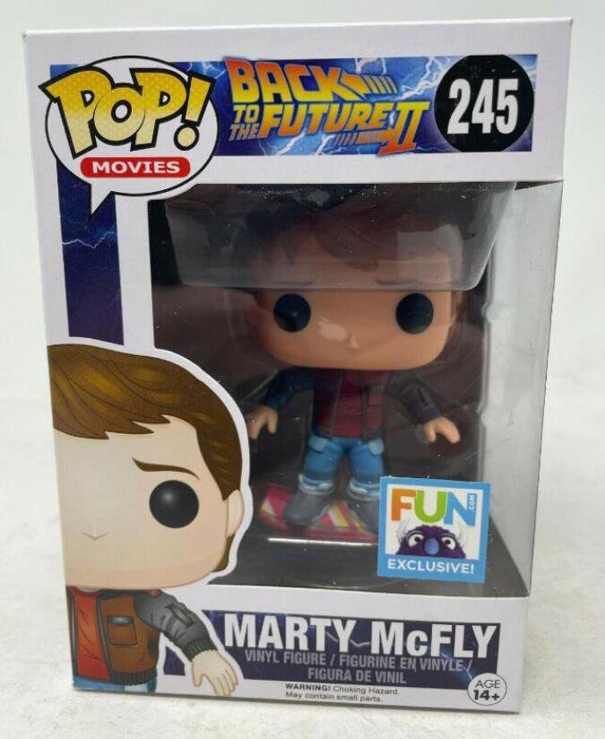 Back To The Future 2 Marty Mcfly Hover Board #245 Funko POP! Action Figure Vinyl PVC Toy