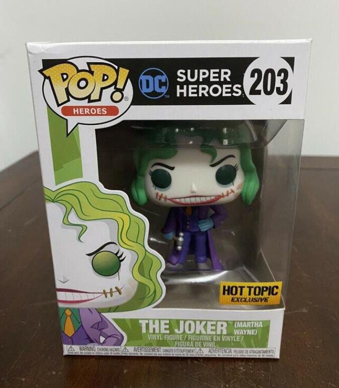 DC Super Heroes The Joker (Martha Wayne) #203 Funko POP! Action Figure Vinyl PVC Toy