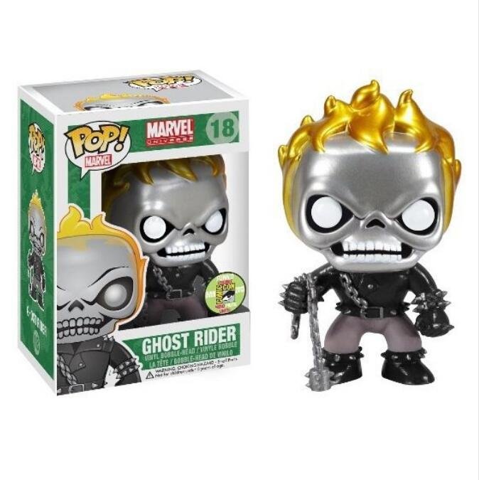 Ghost Rider (Metallic) Marvel Comics #18 Funko POP! Action Figure Vinyl PVC Toy