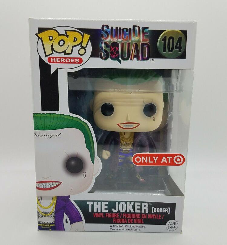 Suicide Squad The Joker Boxer #104 Funko POP! Action Figure Vinyl PVC Toy