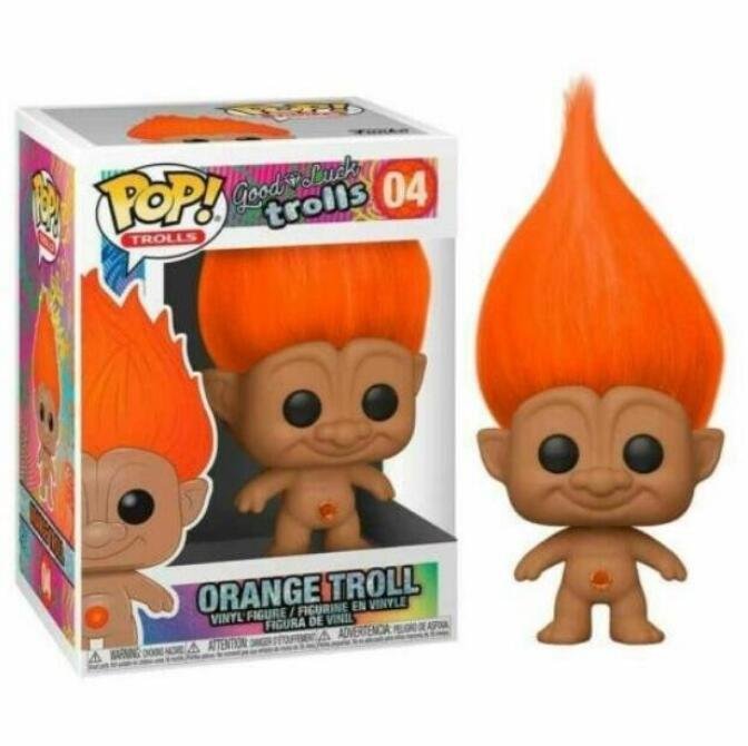 Good Luck Trolls - Orange Troll #04 Funko POP! Action Figure Vinyl PVC Toy