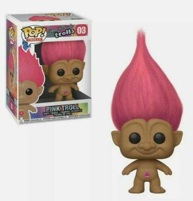 Good Luck Trolls - Pink Troll #03 Funko POP! Action Figure Vinyl PVC Toy