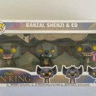 The Lion King Banzai, Shenzi & Ed 3-pack Funko POP! Action Figure Vinyl PVC Toy