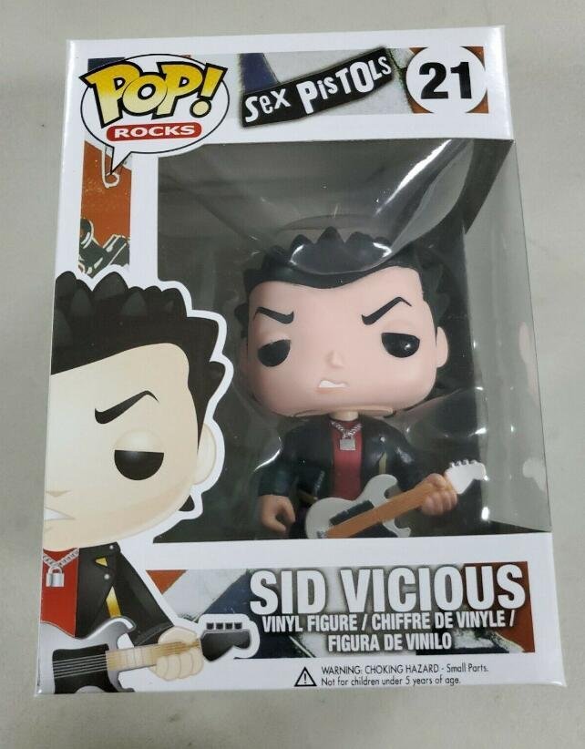 Sex pistols SID VICIOUS #21 Funko POP! Action Figure Vinyl PVC Toy