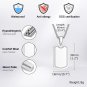 Mprainbow Stainless Steel Dog Tags Necklaces for Men Boys, Waterproof Pendant Necklaces