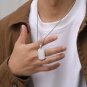 Mprainbow Stainless Steel Dog Tags Necklaces for Men Boys, Waterproof Pendant Necklaces