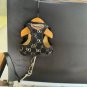 Fashion Pet Cat Dog Vest Harness With Leash Set Designer Khaki And Black Yorkshire Poodle Collar