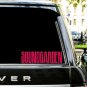 Soundgarden Premium Vinyl Decal. 90's Grunge, Chris Cornell, Black Hole Sun
