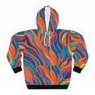 Flames of blue fire - Unisex Pullover Hoodie